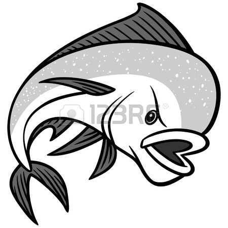 450x450 Mahi Mahi Illustration Royalty Free Cliparts, Vectors, And Stock