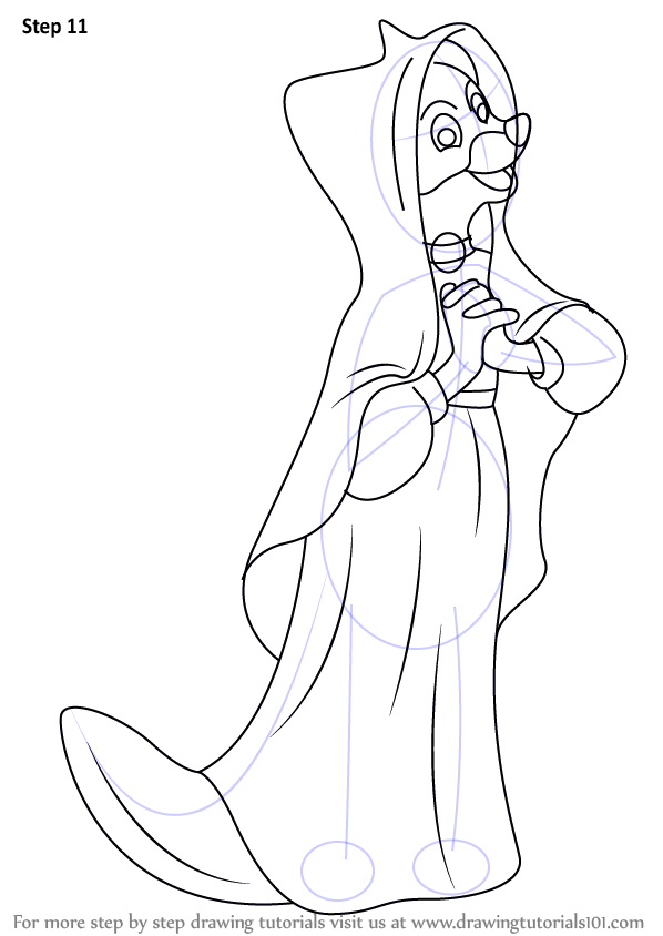 598x844 Step By Step How To Draw Maid Marian From Robin Hood