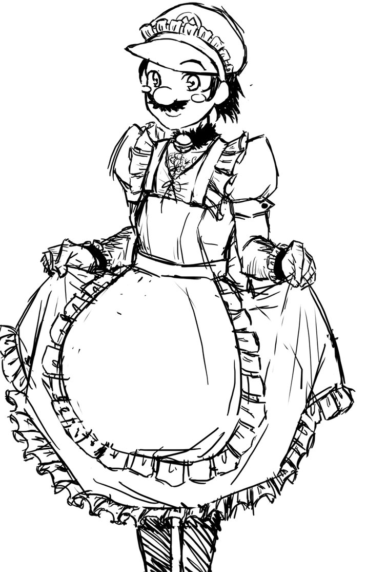716x1114 Maid Mario By Ge B