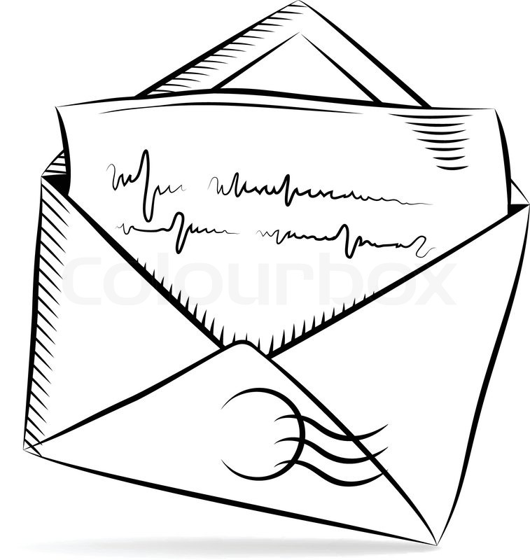 757x800 Mail Icon Stock Vector Colourbox