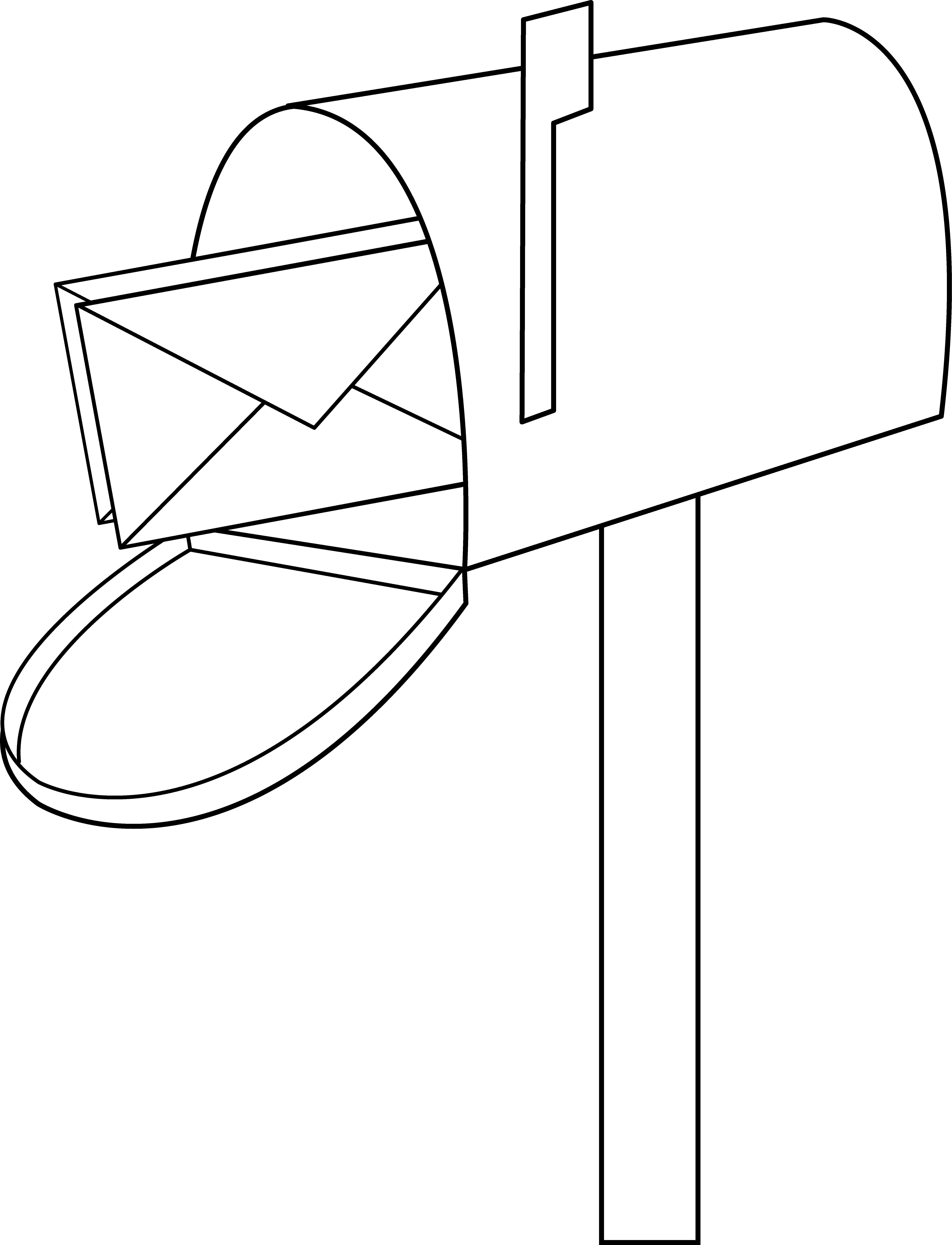 6317x8258 Mailbox Line Art