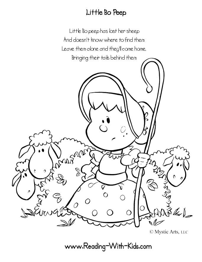 684x885 Nursery Rhymes Coloring Pages Toddlers Colouring To Tiny Draw