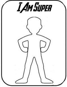 236x305 Create Your Own Superhero Template