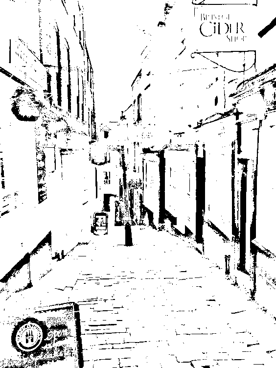 564x752 Free Picture Stencil Maker Scenery Sketches