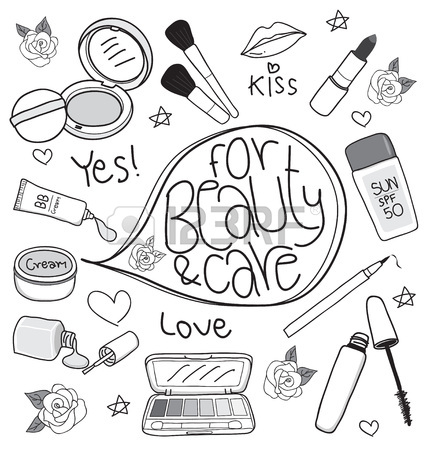 427x450 18,298 Makeup Brush Stock Vector Illustration And Royalty Free