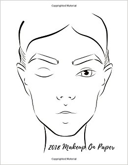 260x335 2018 Makeup On Paper Female Faces Large Notebook Quel S.j