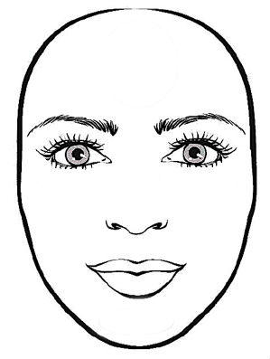 299x397 Face Outline Mudhut Outlines, Faces And Art Reference