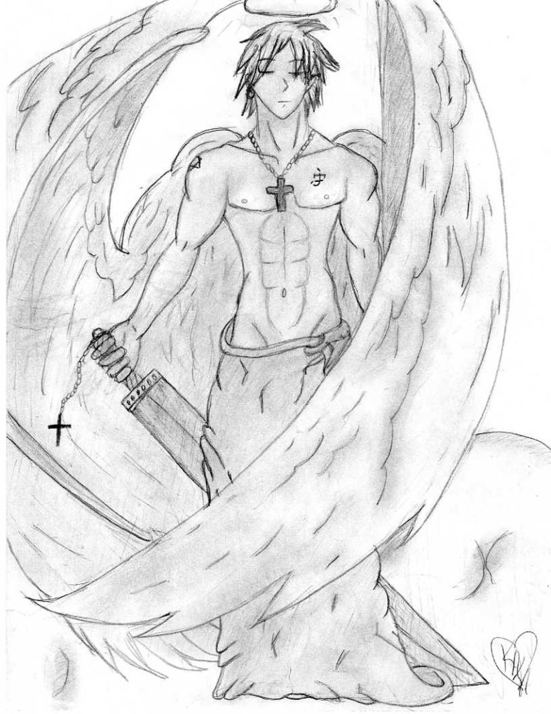 786x1017 Male Angel By Ambientmoon
