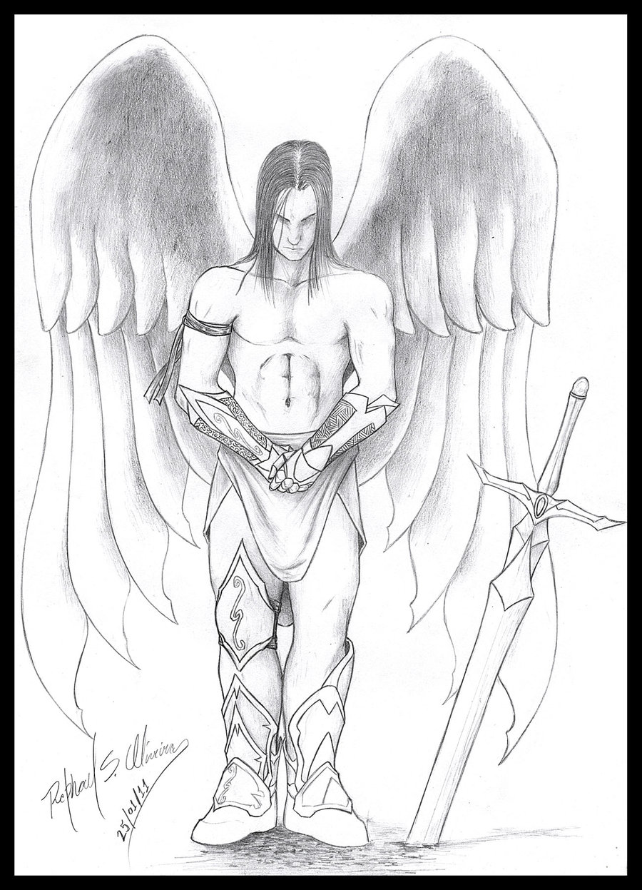 900x1247 My Guardian Angel By Rraphall04