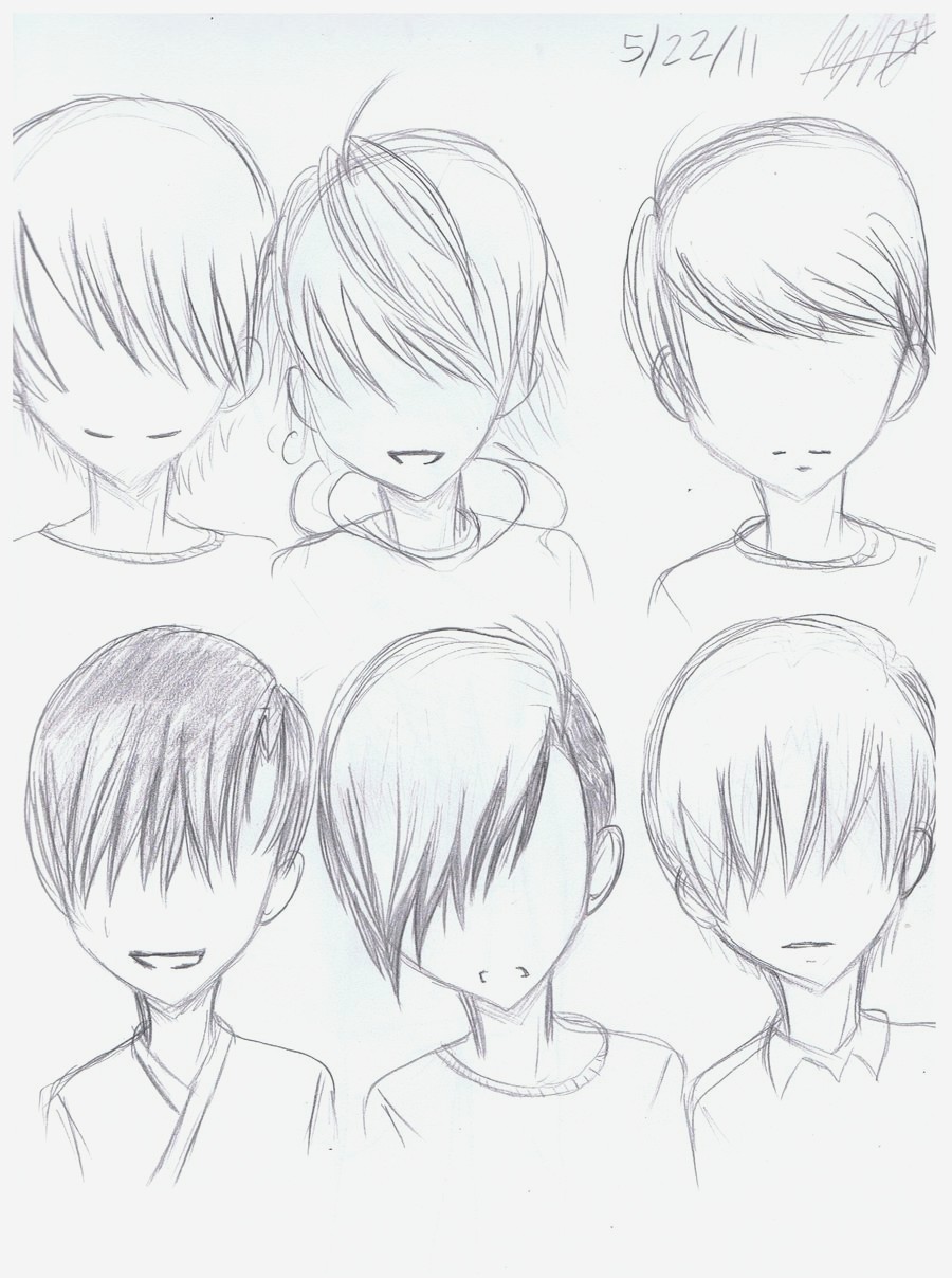 900x1208 Bob Hairstyles Amazing Anime Hairstyles For Boys For A Round