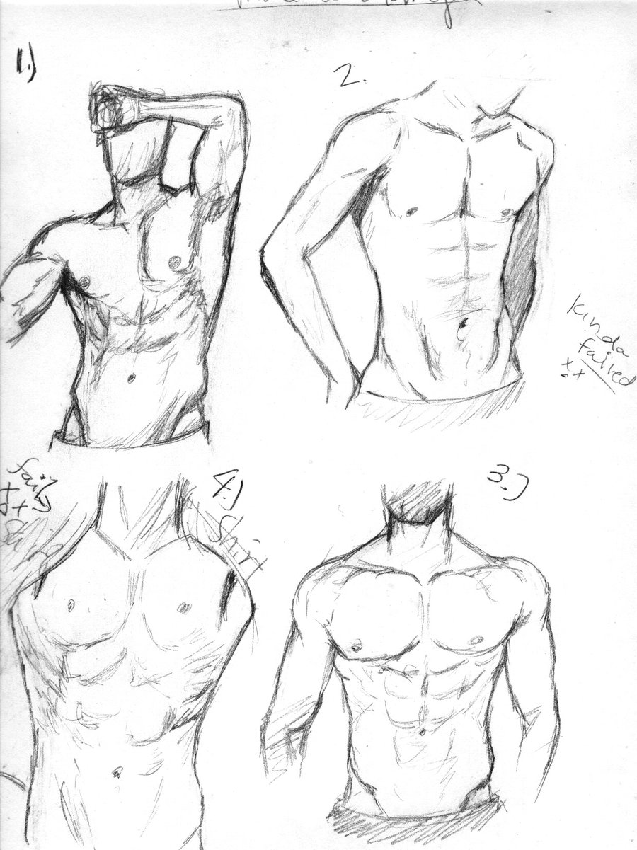 Male Body Drawing at GetDrawings | Free download