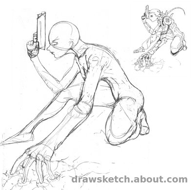 400x389 How Draw A Basic Manga Character Body Proportions On How