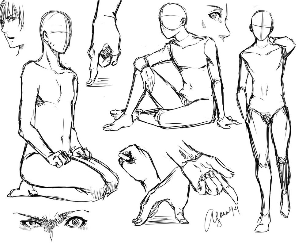 999x799 Body Proportions Practice By Arranisagain