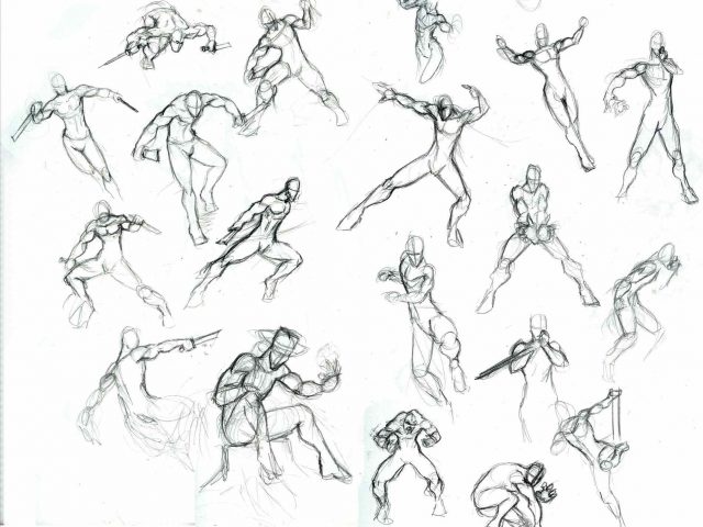 640x480 Drawing Easy Face And Of Sketch Easy Anime Character Body Sketches