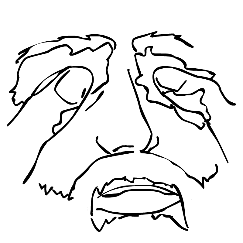 800x800 Man Eyes Clipart Black And White Clipart Panda