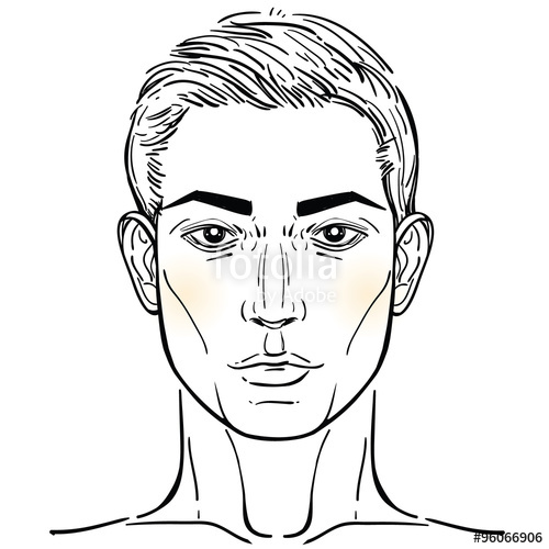 Male Face Drawing at GetDrawings | Free download