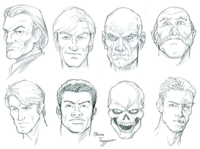 800x595 Sketch Male Face