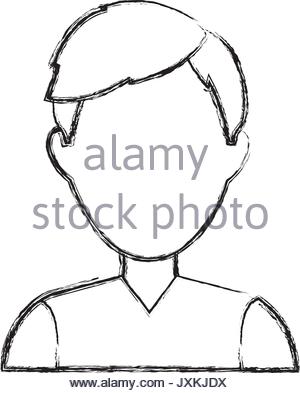 300x393 Profile Man Male Cartoon Faceless Image Stock Vector Art