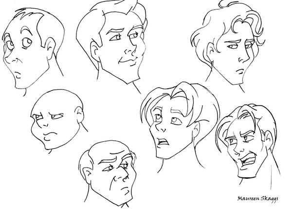 600x429 Male Faces By Greenfairy87