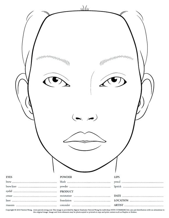580x751 Blank Face Coloring Page Genesisar.co