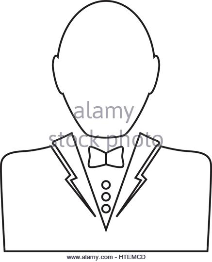437x540 Man Black Outline Drawing Black And White Stock Photos Amp Images