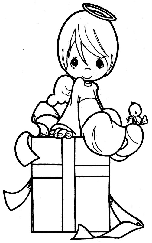 503x800 Guardian Angel Coloring Pages