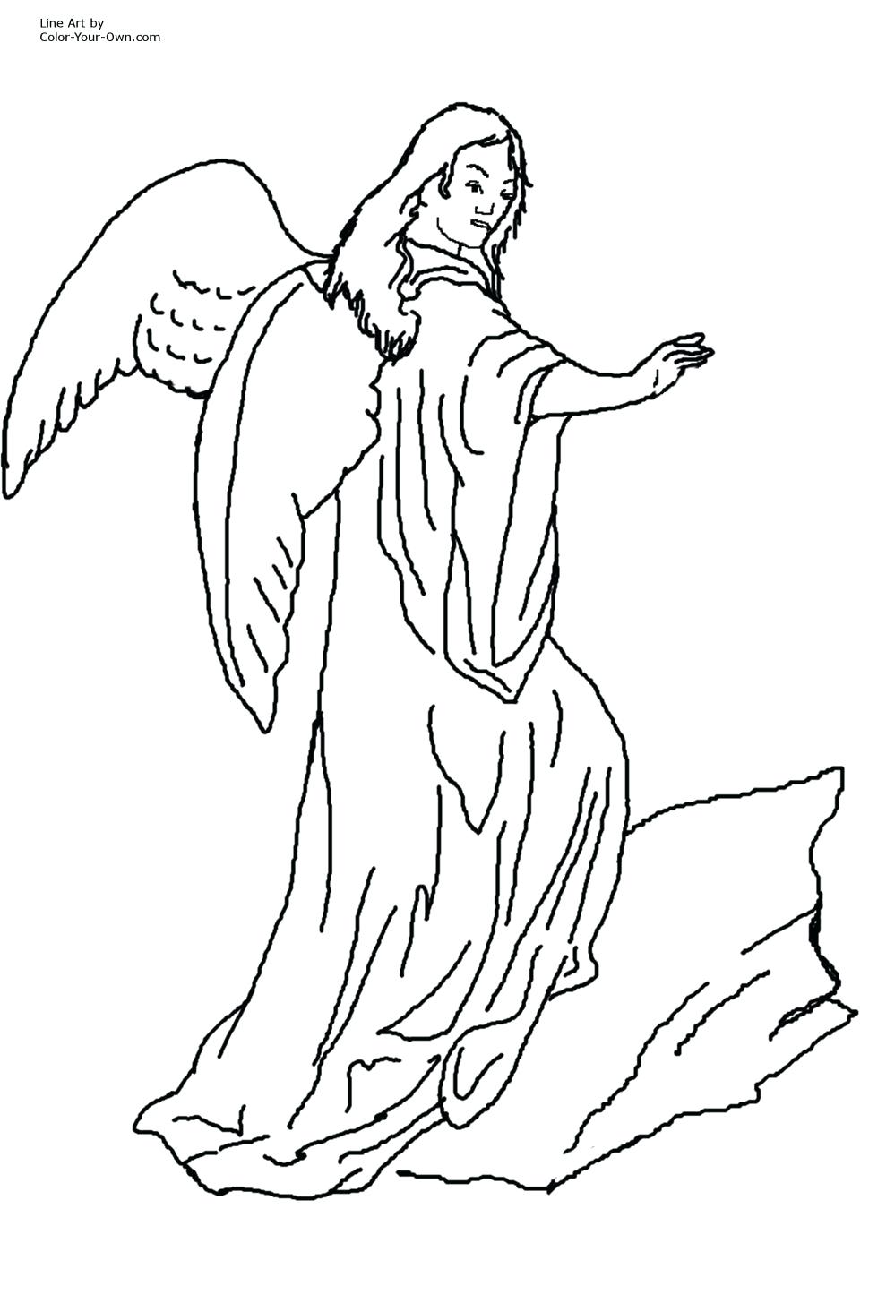 970x1455 Coloring Guardian Angel Coloring Pages
