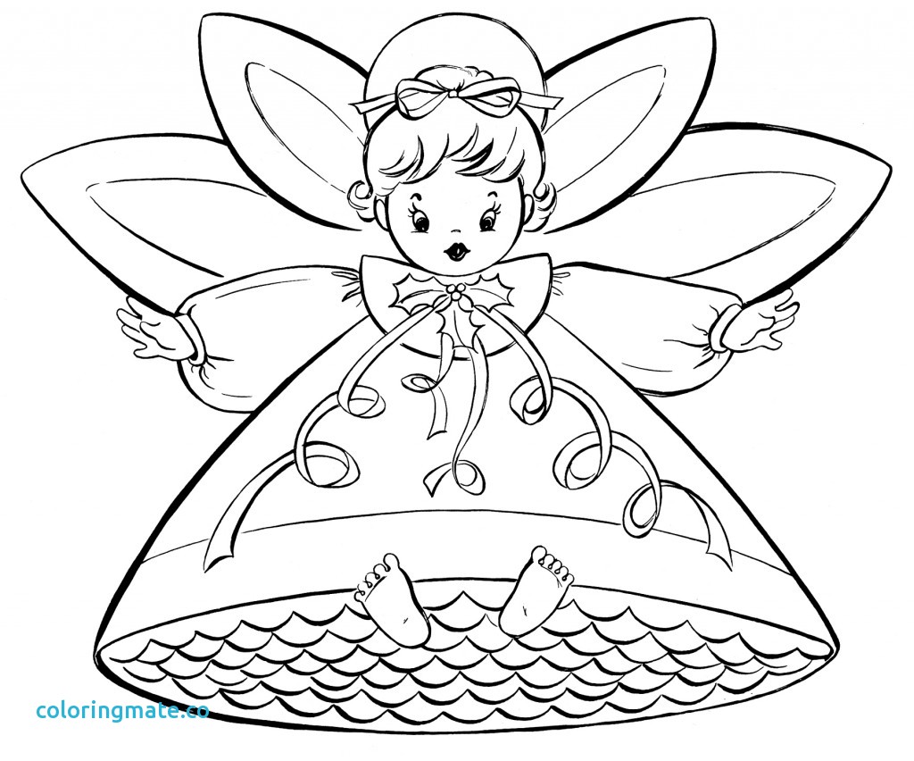 1024x852 Angel Coloring Pages Awesome A Guardian Angel Coloring Page Color