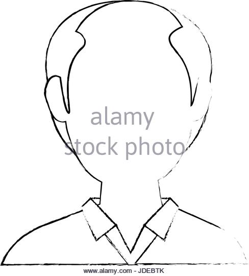488x540 Bald Head Man Stock Vector Images