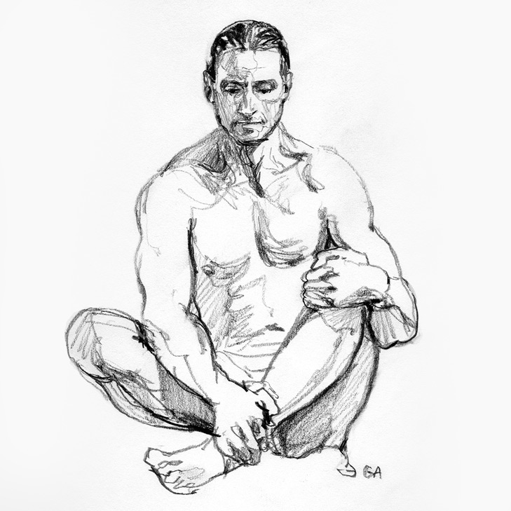 729x729 Gary Amaro Art Life Drawing