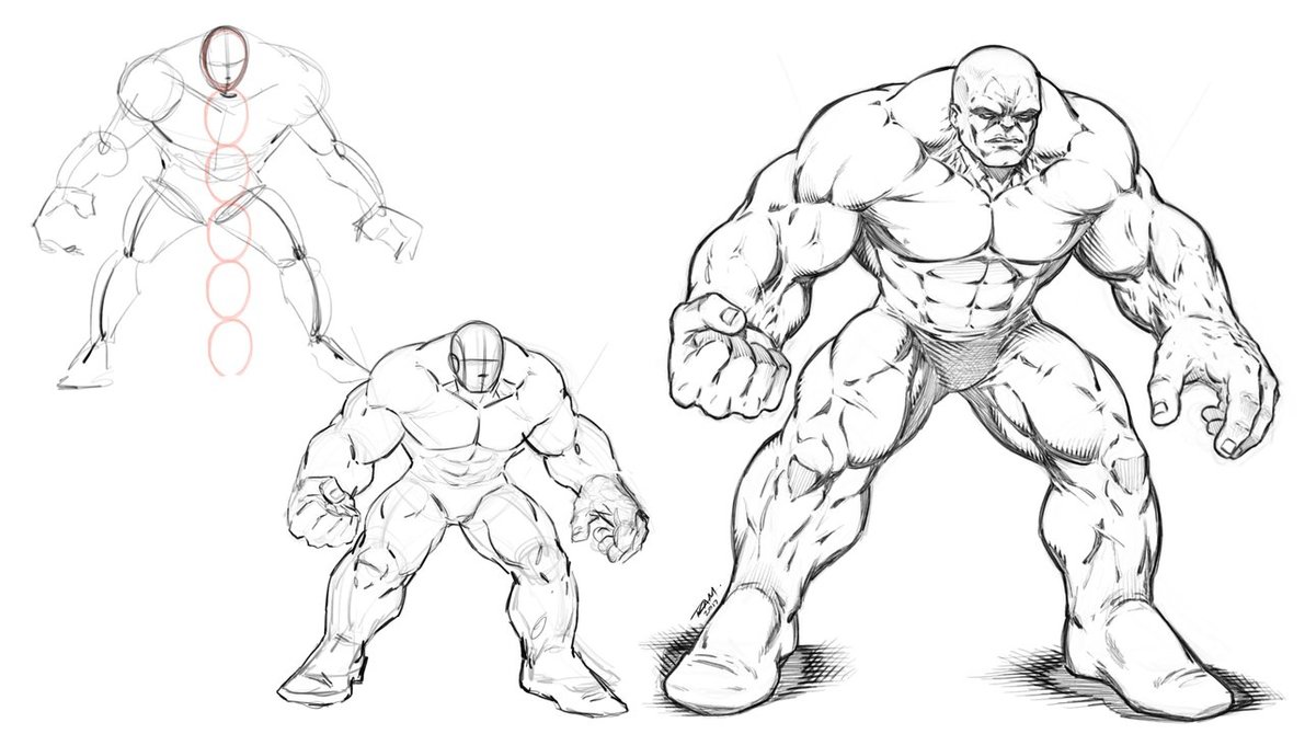 1191x670 Drawing A Hulking Brute By Robertmarzullo