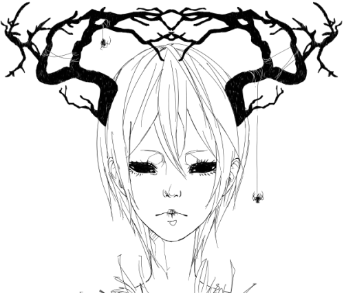 500x426 Drawing Black And White Anime Manga Monochrome Single Sketch Bw Oc