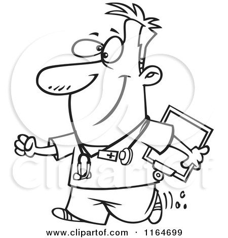 450x470 Royalty Free (Rf) Male Nurse Clipart, Illustrations, Vector