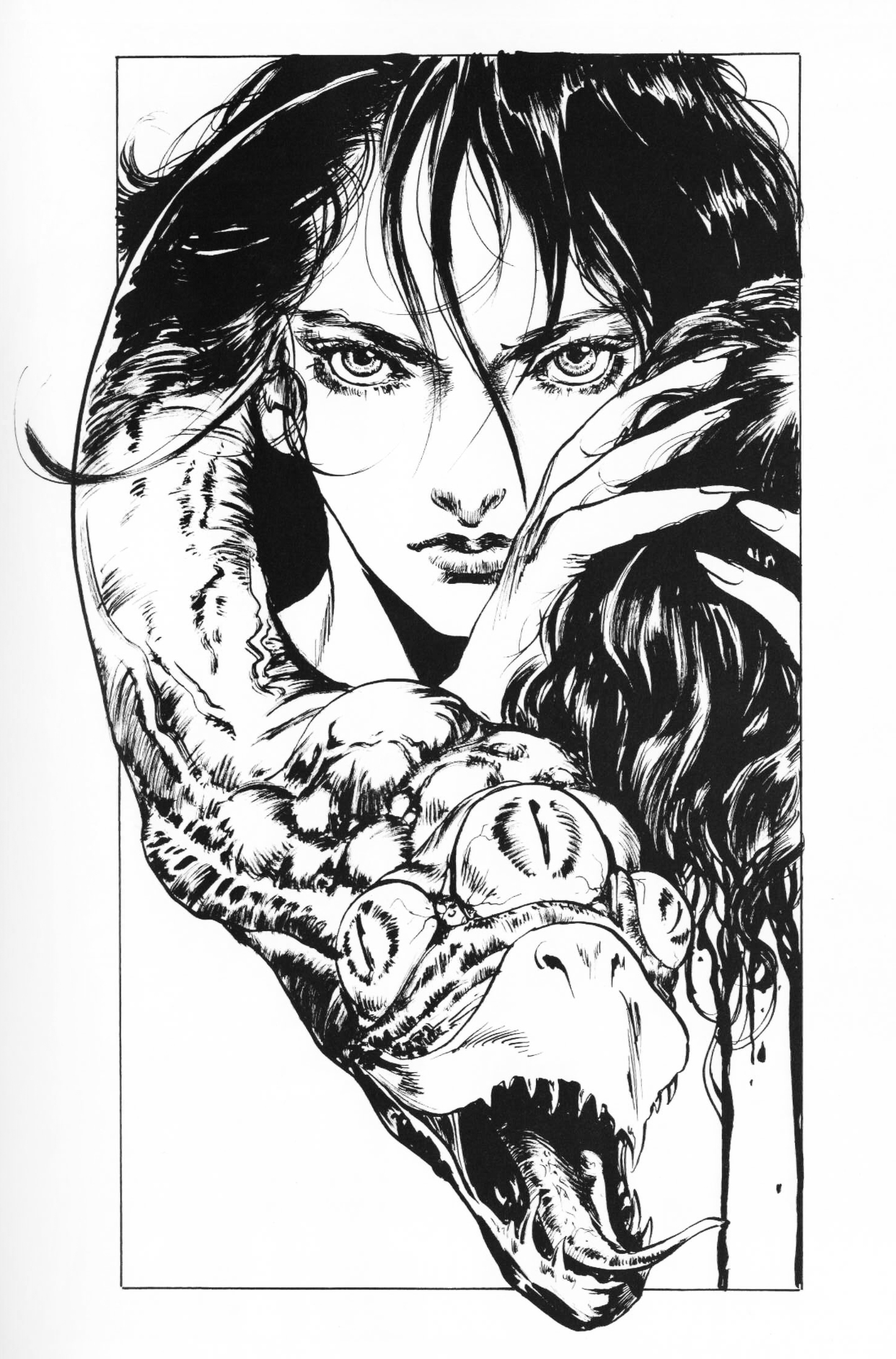 1466x2223 Castlevania Artist, Ayami Kojima's Santa Lilio Sangre Art Gallery
