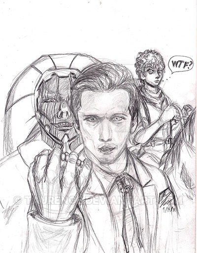 400x513 Mad Scientist,vampire Viking, And The Suicide Kid By Taurence