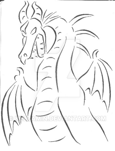 400x525 Maleficent Dragon By Kezzamin