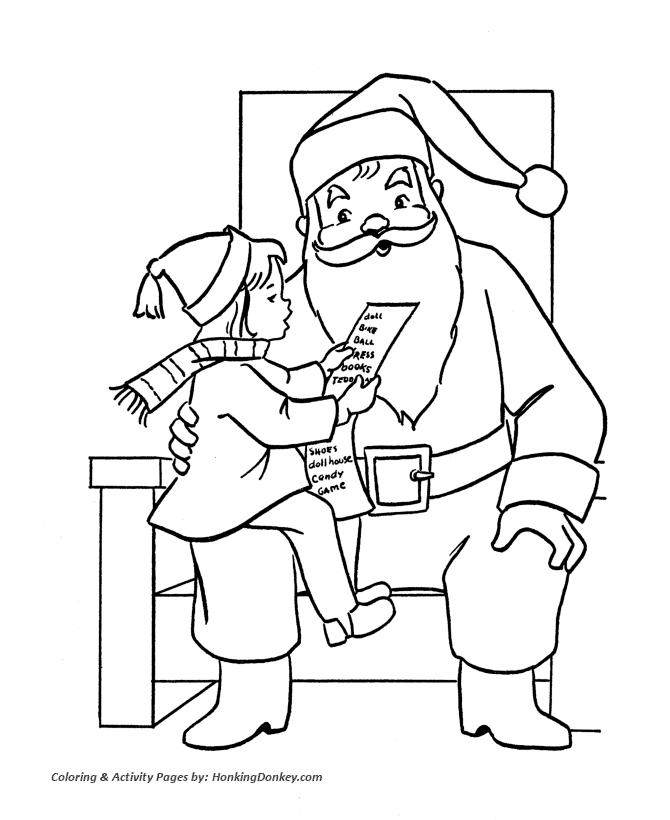 670x820 Santa Claus Coloring Pages