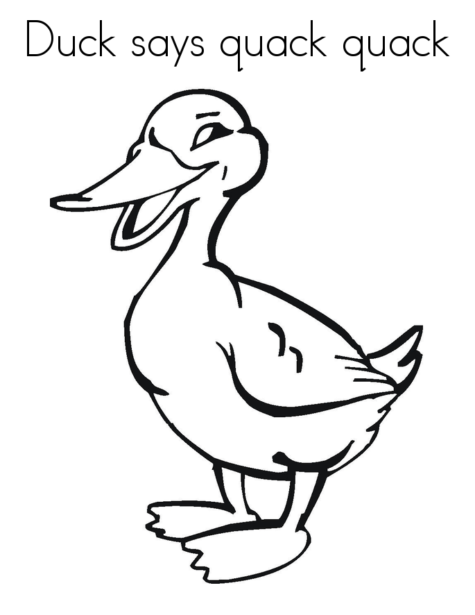 685x886 Free Printable Duck Coloring Pages For Kids