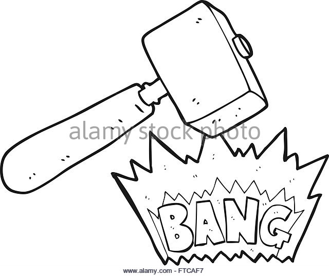 640x537 Freehand Drawn Cartoon Mallet Stock Photos Amp Freehand Drawn