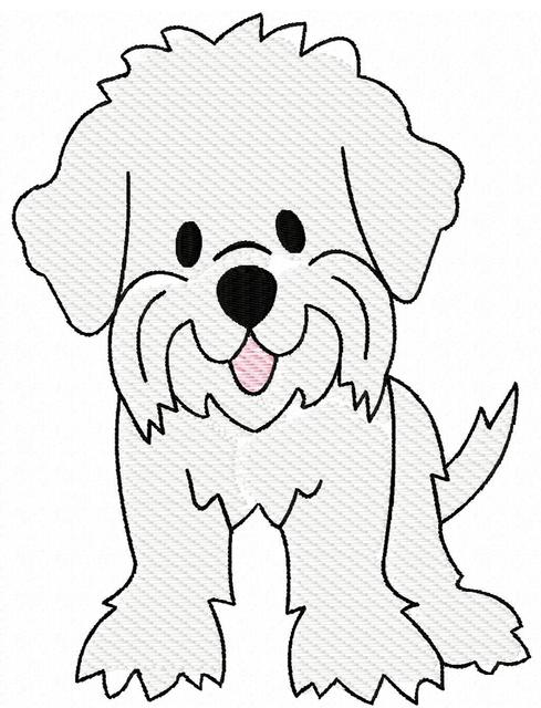 Maltese Dog Drawing at GetDrawings | Free download