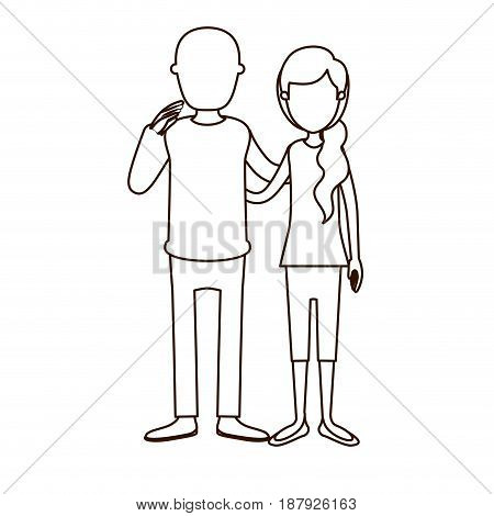 450x470 Sketch Contour Full Body Woman Vector Amp Photo Bigstock