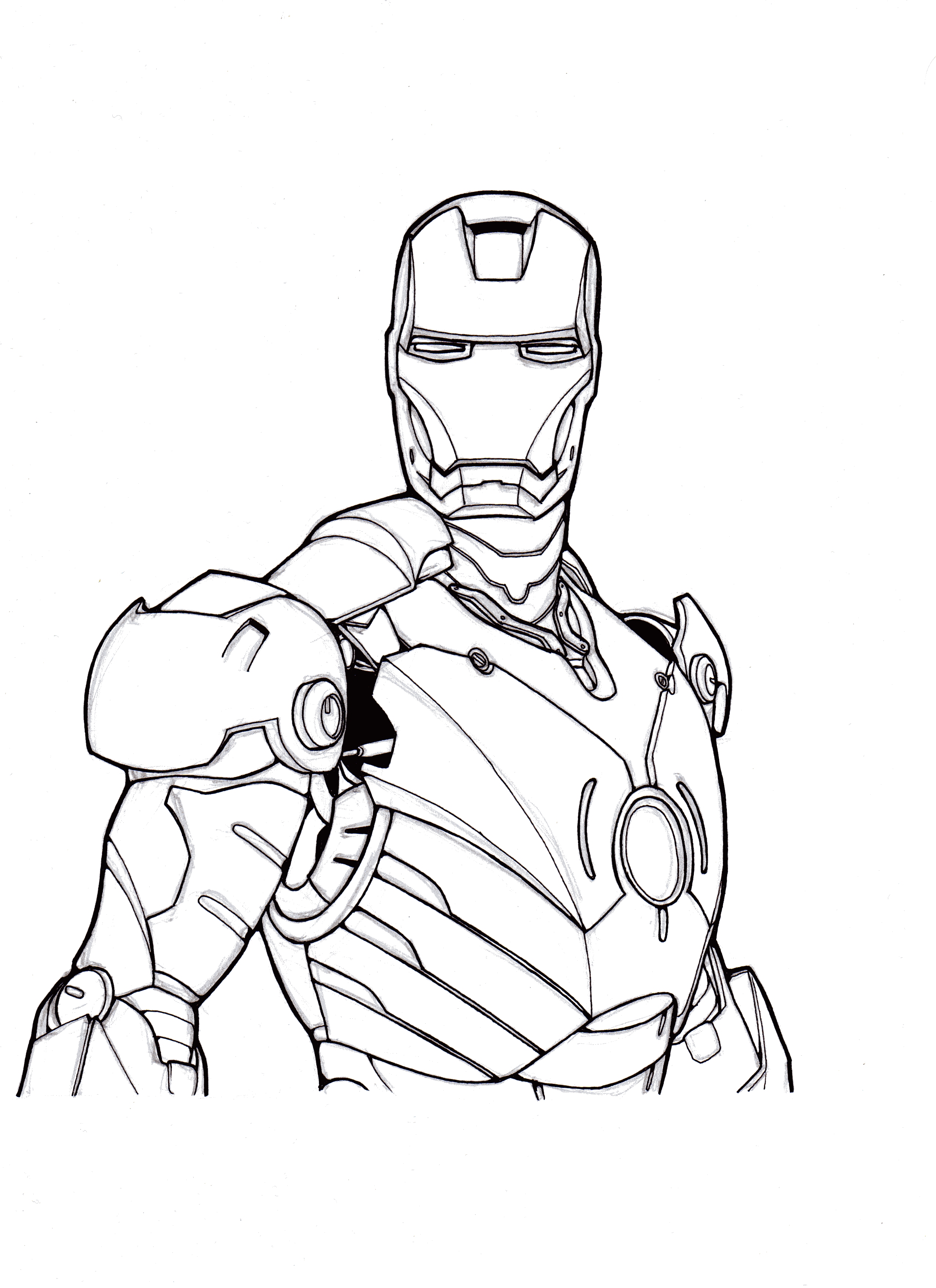 2550x3509 I Am Iron Man By Bonta