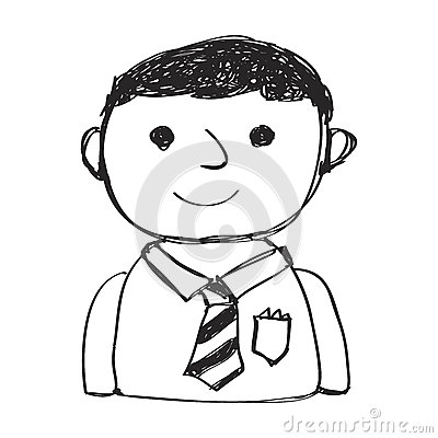 400x400 Drawn Man Simple