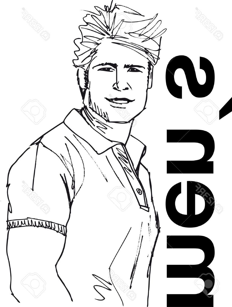 984x1300 Famous Punjabi Man Face Drawing Beard Sketch Stock Photos. Royalty