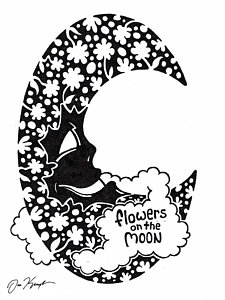 225x300 Man In The Moon Drawings Fine Art America