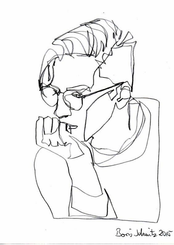 600x847 40 Best Examples Of Line Drawing Art