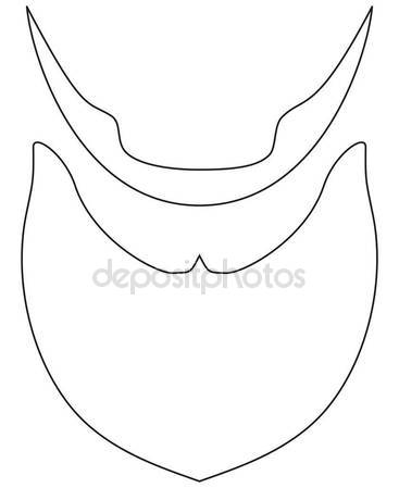 367x449 Icon Line Art Poster Beard, Beaver, Bearded Man Father Dad Day Set