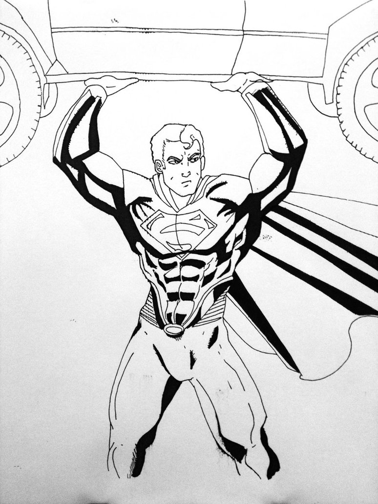774x1032 Man Of Steel Black And White By Knightrogue