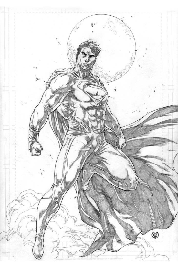729x1096 Superman Man Of Steel Drawings Free Comic