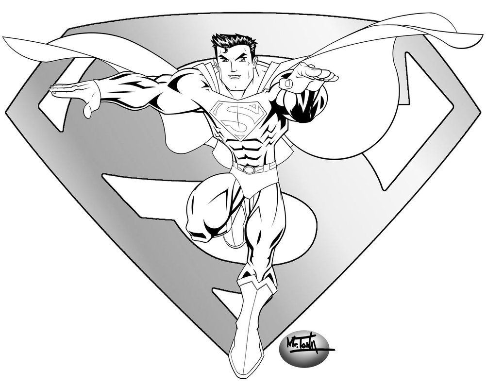 1003x797 Man Of Steel Coloring Pages Coloring Page For Kids